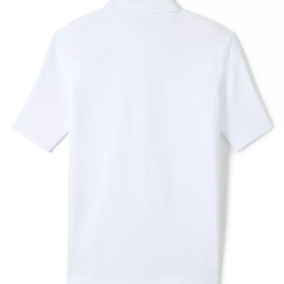 School Uniform Men's Big Short Sleeve Mesh Polo Shirt