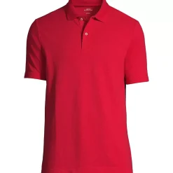 School Uniform Men's Big Short Sleeve Mesh Polo Shirt