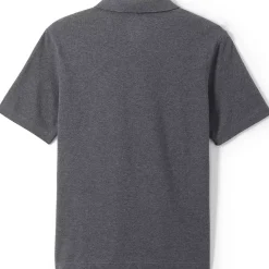 School Uniform Men's Big Short Sleeve Mesh Polo Shirt