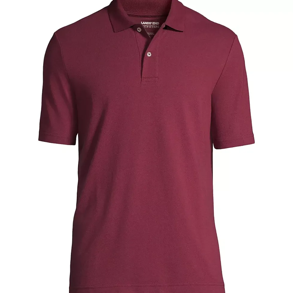 School Uniform Men's Big Short Sleeve Mesh Polo Shirt