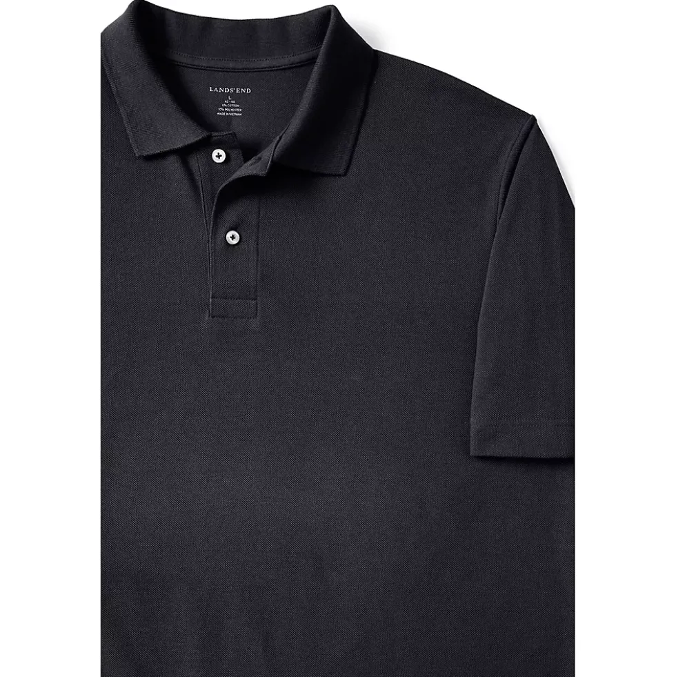 School Uniform Men's Big Short Sleeve Mesh Polo Shirt