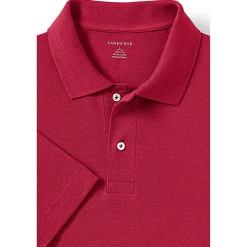 School Uniform Men's Big Short Sleeve Mesh Polo Shirt