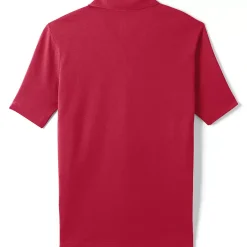 School Uniform Men's Big Short Sleeve Mesh Polo Shirt