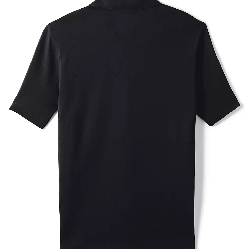 School Uniform Men's Big Short Sleeve Mesh Polo Shirt