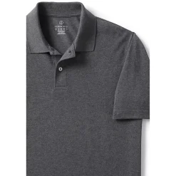 School Uniform Men's Big Short Sleeve Mesh Polo Shirt