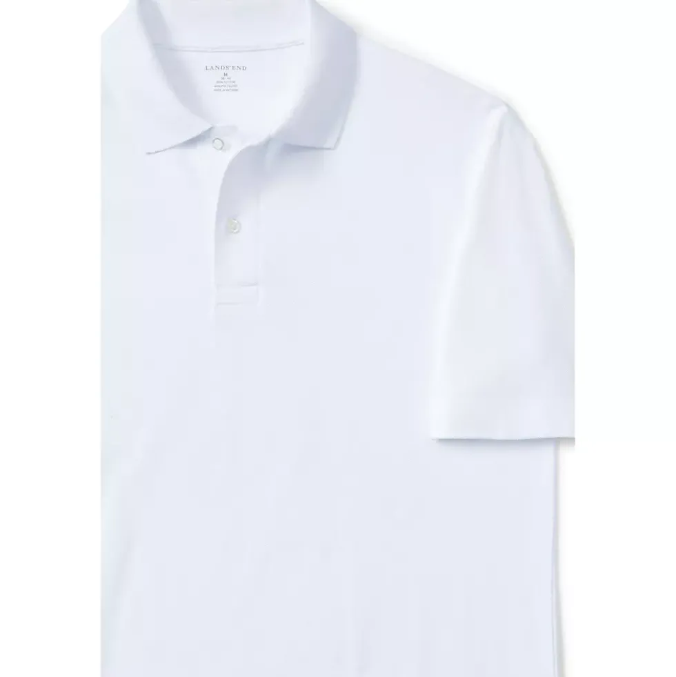 School Uniform Men's Big Short Sleeve Mesh Polo Shirt
