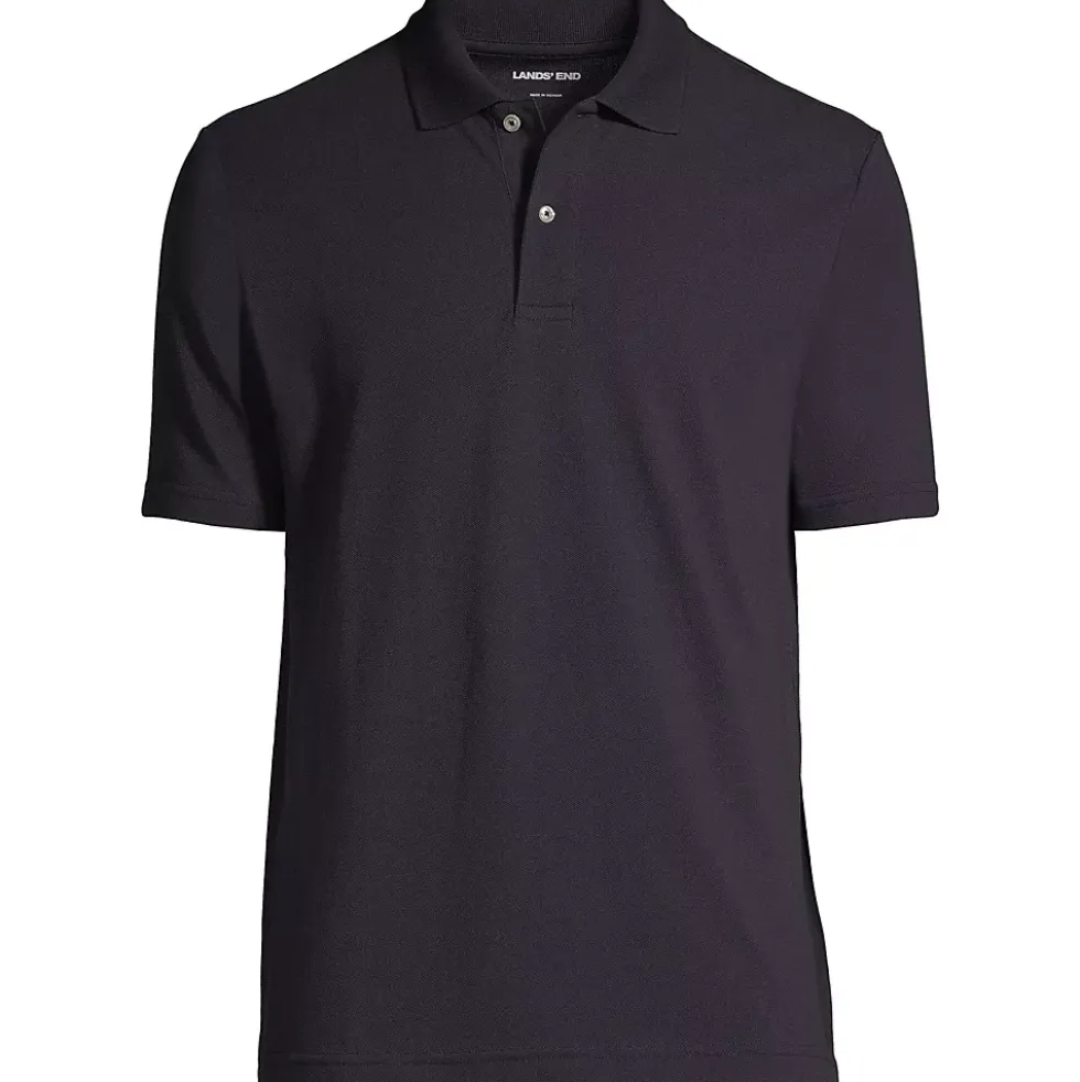 School Uniform Men's Big Short Sleeve Mesh Polo Shirt