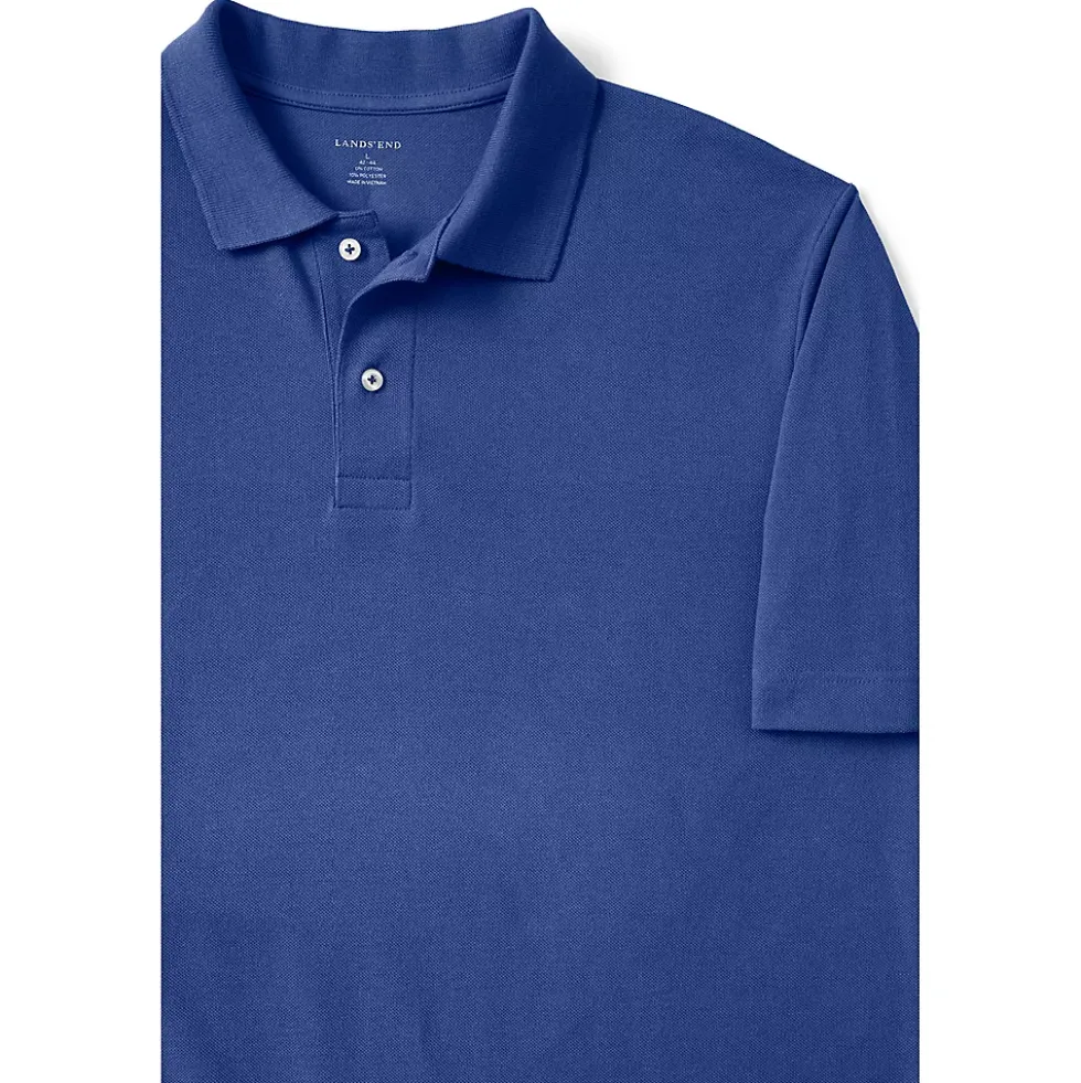 School Uniform Men's Big Short Sleeve Mesh Polo Shirt