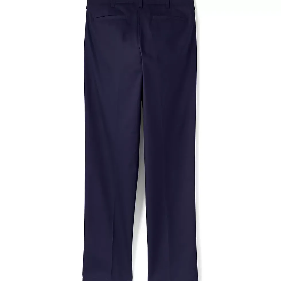 School Uniform Men's Big Traditional Fit Plain Front Chino Pants