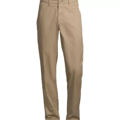 School Uniform Men's Big Traditional Fit Plain Front Chino Pants