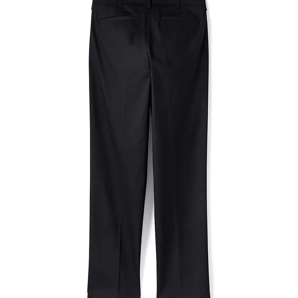 School Uniform Men's Big Traditional Fit Plain Front Chino Pants