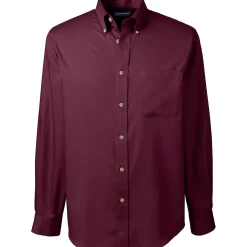 School Uniform Men's Long Sleeve Performance Twill Shirt
