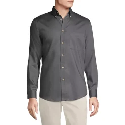 School Uniform Men's Long Sleeve Performance Twill Shirt
