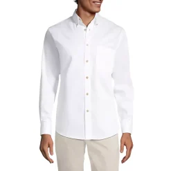 School Uniform Men's Long Sleeve Performance Twill Shirt