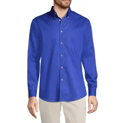 School Uniform Men's Long Sleeve Performance Twill Shirt