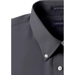 School Uniform Men's Long Sleeve Buttondown No Iron Broadcloth Shirt