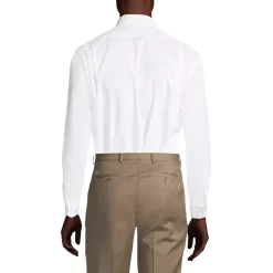 School Uniform Men's Long Sleeve Buttondown No Iron Broadcloth Shirt