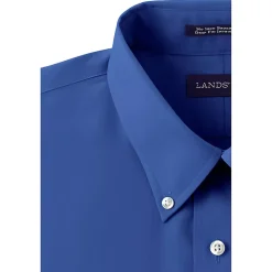 School Uniform Men's Long Sleeve Buttondown No Iron Broadcloth Shirt