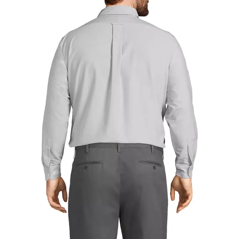 School Uniform Men's Long Sleeve Buttondown Oxford Shirt