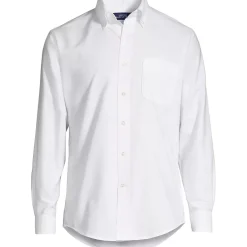 School Uniform Men's Long Sleeve Buttondown Oxford Shirt