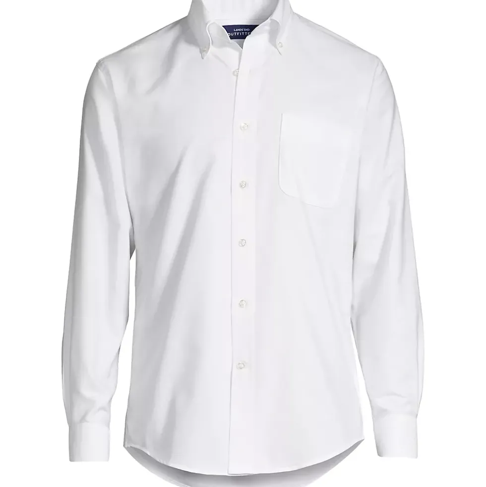 School Uniform Men's Long Sleeve Buttondown Oxford Shirt