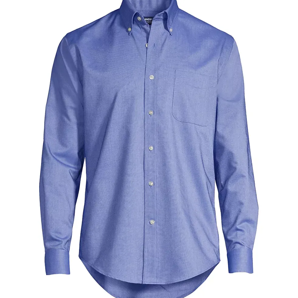 School Uniform Men's Long Sleeve Buttondown Oxford Shirt