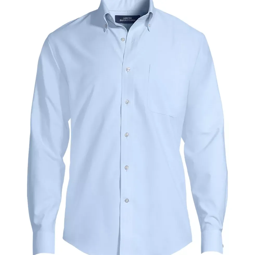 School Uniform Men's Long Sleeve Buttondown Oxford Shirt