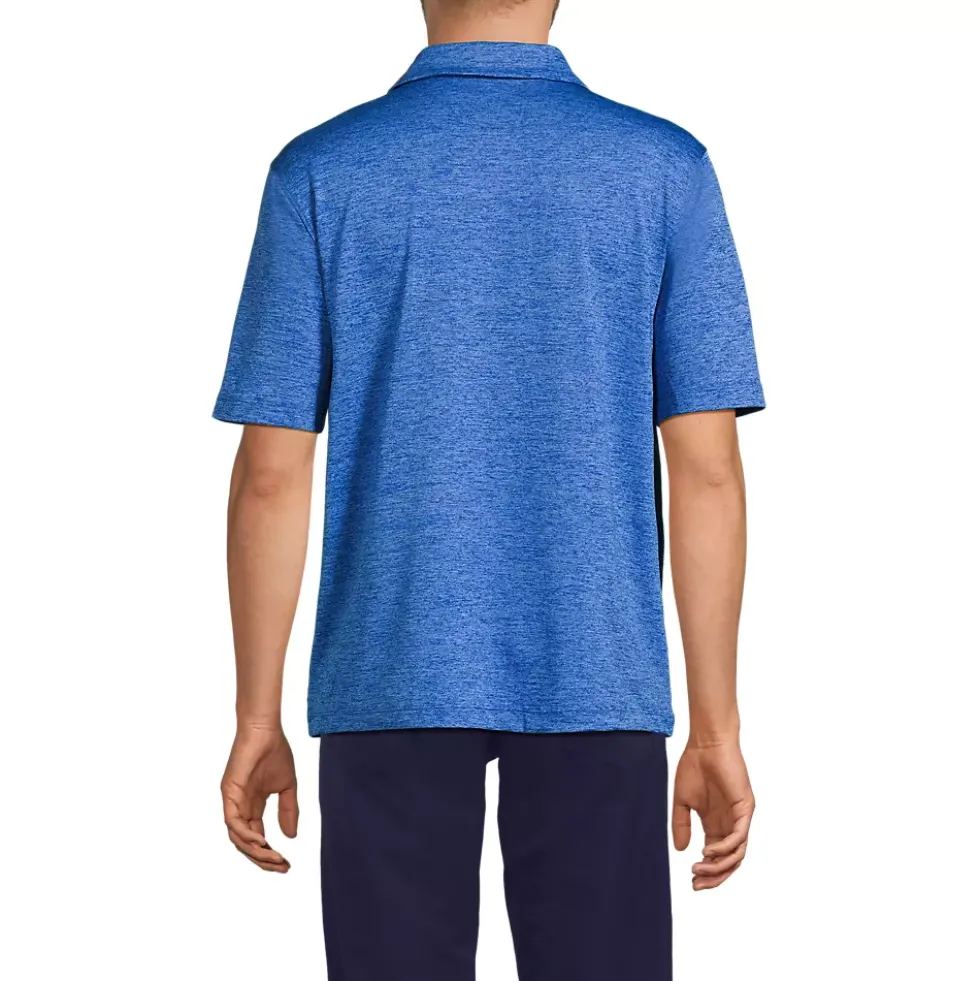 School Uniform Men's Rapid Dry Space Dye Polo Shirt