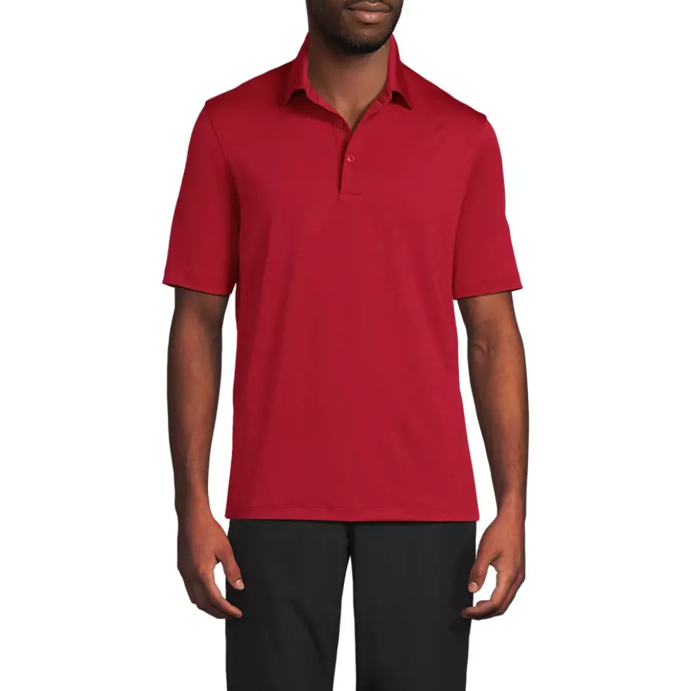 School Uniform Men's Rapid Dry Space Dye Polo Shirt