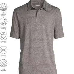 School Uniform Men's Rapid Dry Space Dye Polo Shirt