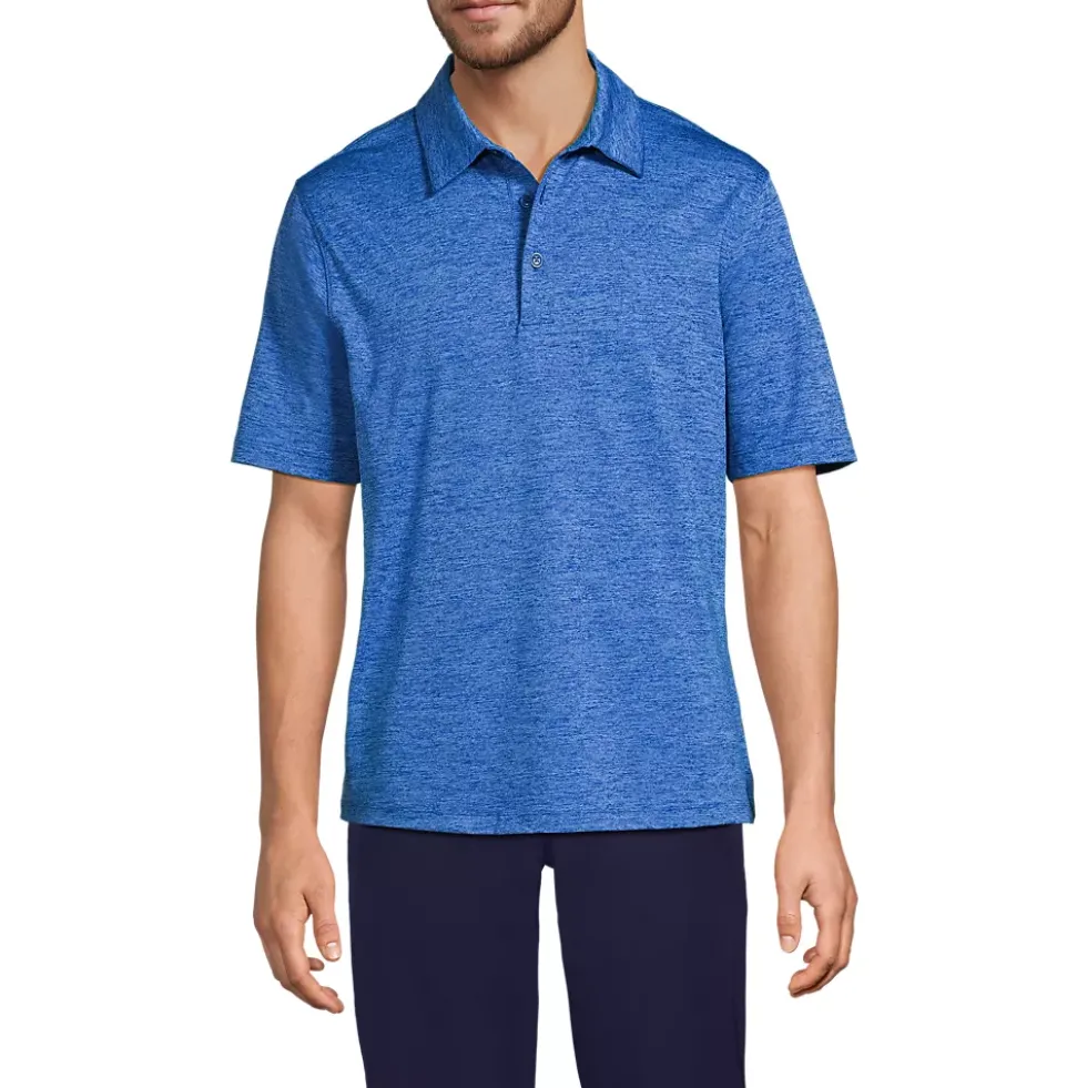 School Uniform Men's Rapid Dry Space Dye Polo Shirt