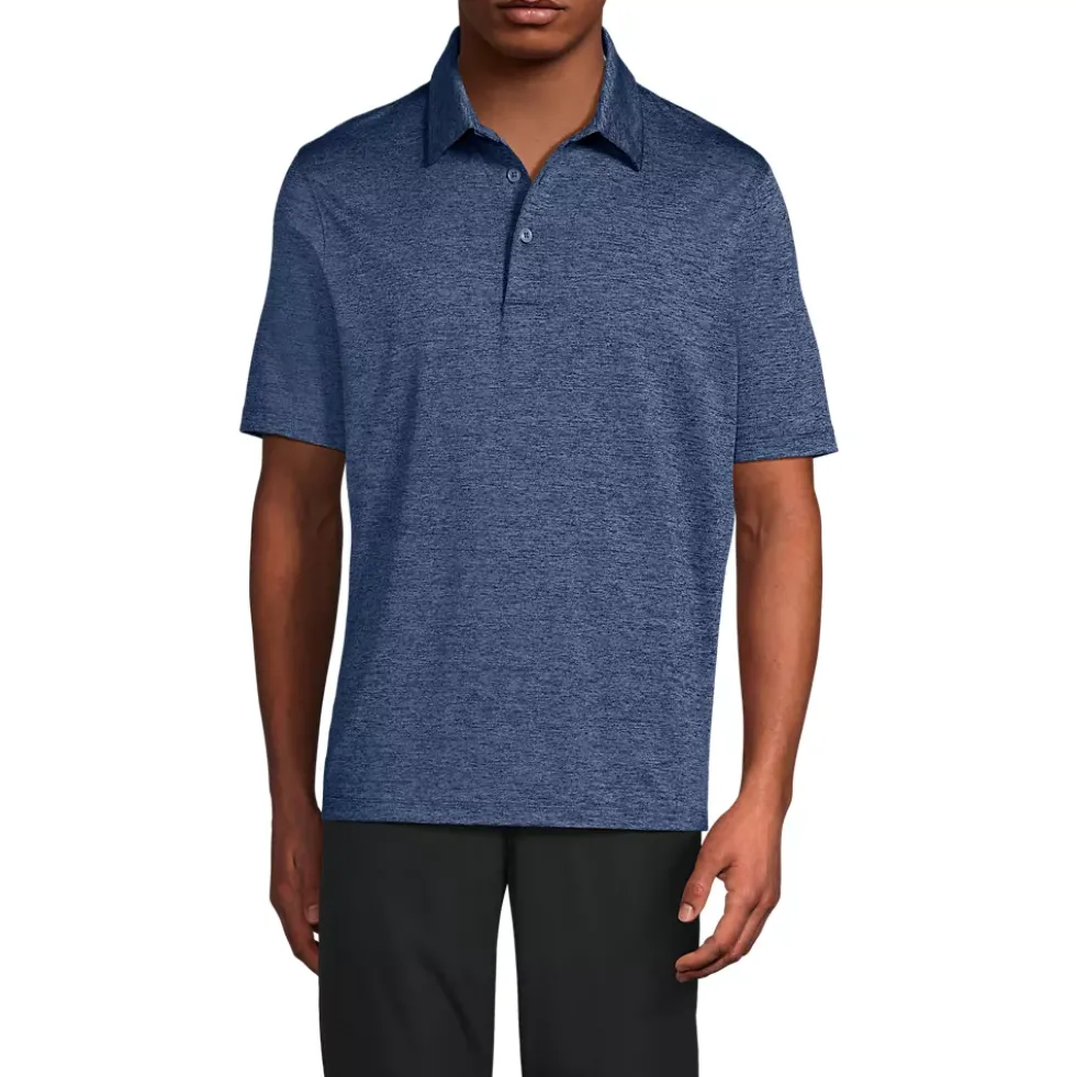 School Uniform Men's Rapid Dry Space Dye Polo Shirt