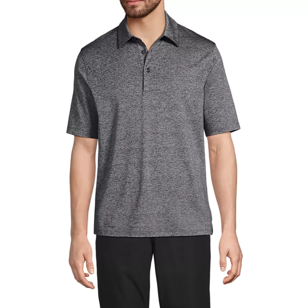 School Uniform Men's Rapid Dry Space Dye Polo Shirt