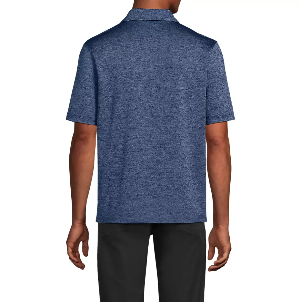 School Uniform Men's Rapid Dry Space Dye Polo Shirt