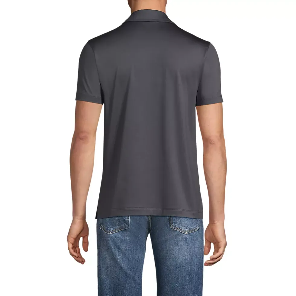 School Uniform Men's Rapid Dry Short Sleeve Modern Fit Polo
