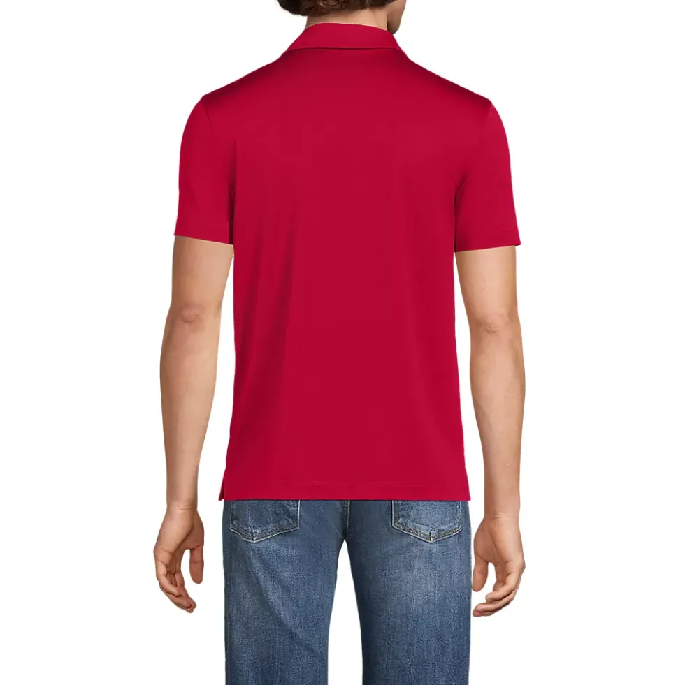 School Uniform Men's Rapid Dry Short Sleeve Modern Fit Polo