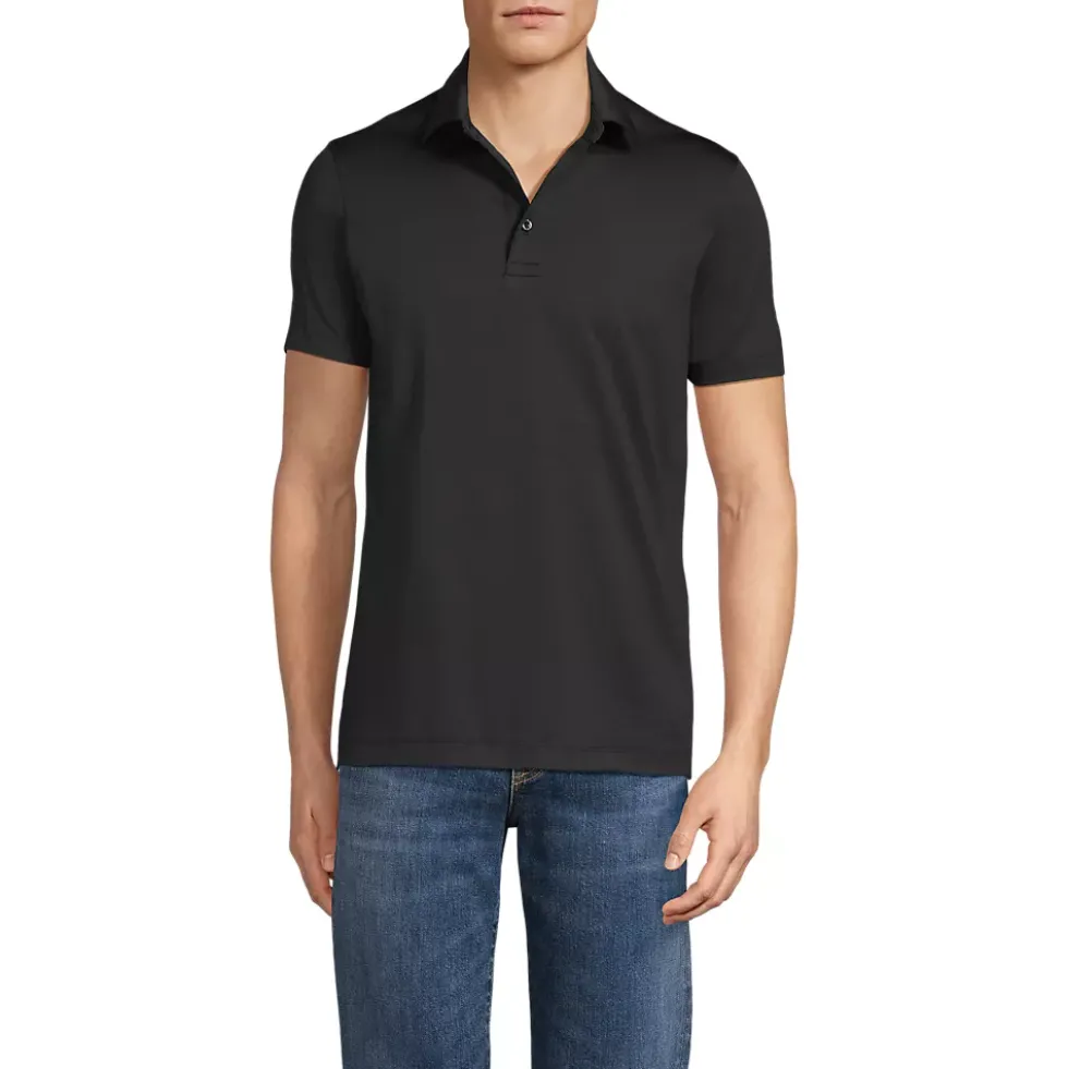 School Uniform Men's Rapid Dry Short Sleeve Modern Fit Polo