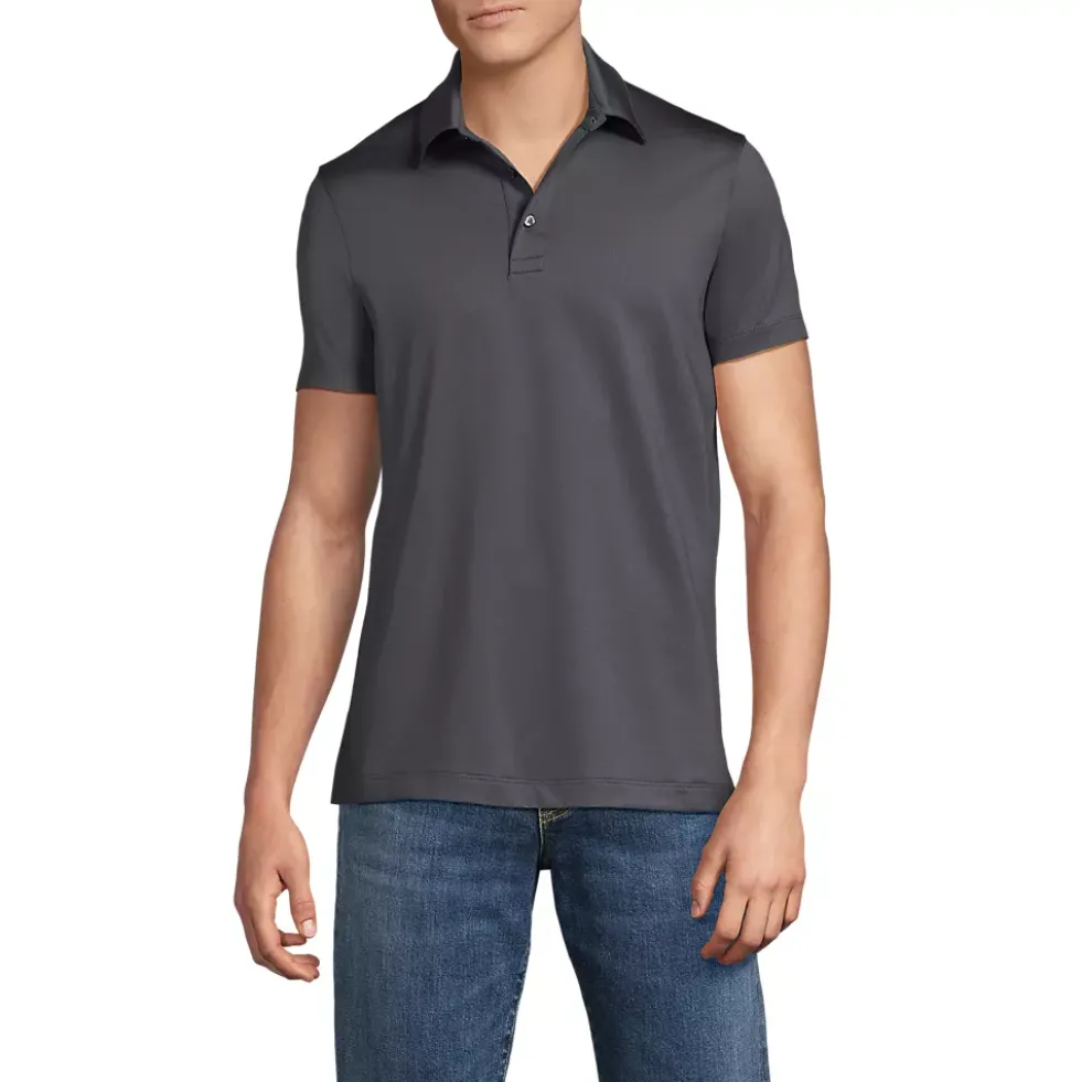School Uniform Men's Rapid Dry Short Sleeve Modern Fit Polo