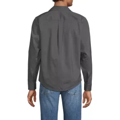 School Uniform Men's Ripstop Long Sleeve Utility Work Shirt