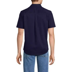 School Uniform Men's Ripstop Short Sleeve Utility Work Shirt