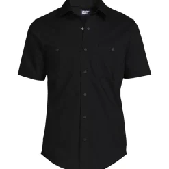 School Uniform Men's Ripstop Short Sleeve Utility Work Shirt