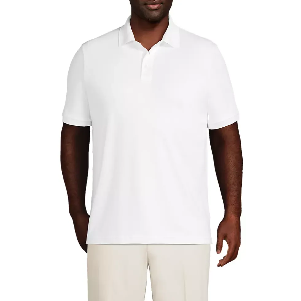 School Uniform Men's Short Sleeve Cotton Supima Polo Shirt