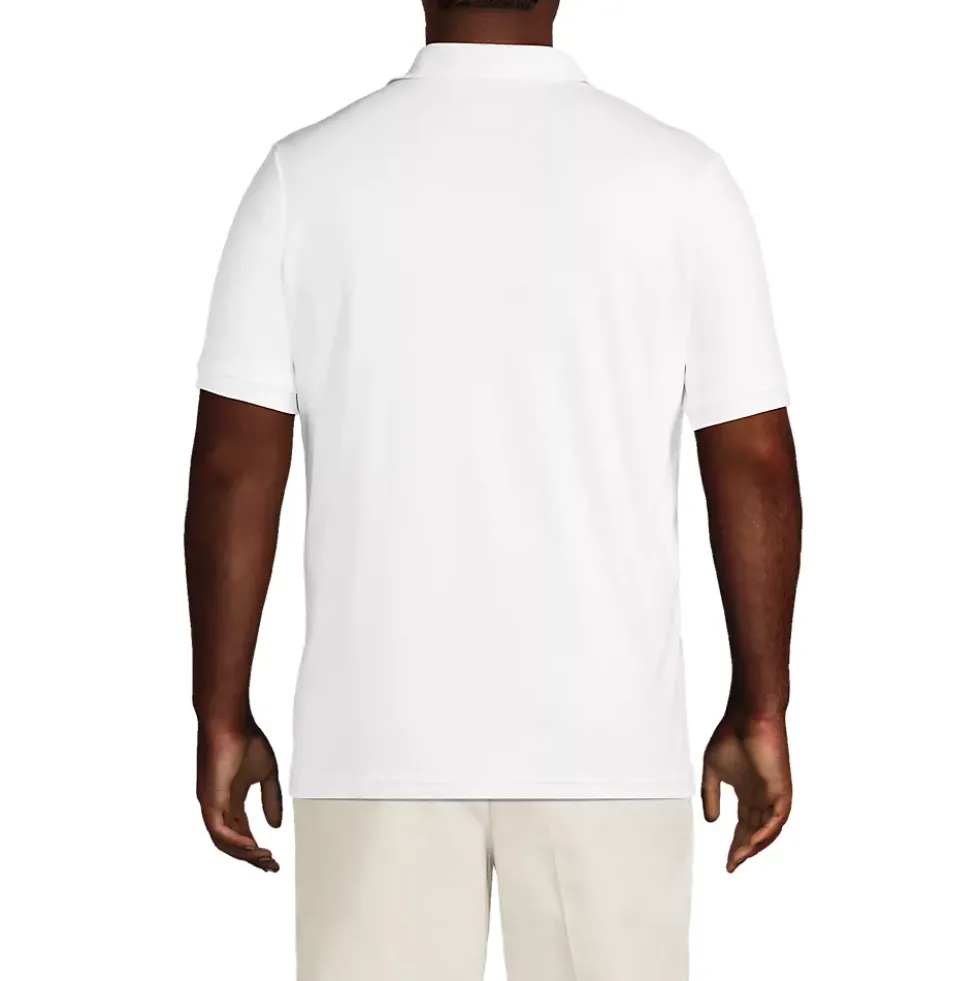 School Uniform Men's Short Sleeve Cotton Supima Polo Shirt