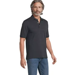 School Uniform Men's Short Sleeve Cotton Supima Polo Shirt