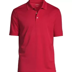 School Uniform Men's Short Sleeve Solid Active Polo Shirt