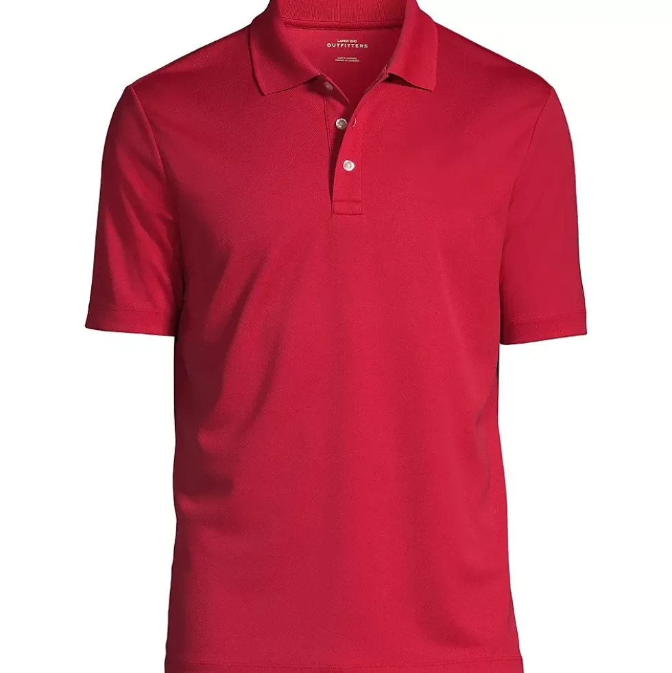 School Uniform Men's Short Sleeve Solid Active Polo Shirt