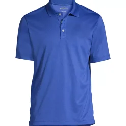 School Uniform Men's Short Sleeve Solid Active Polo Shirt