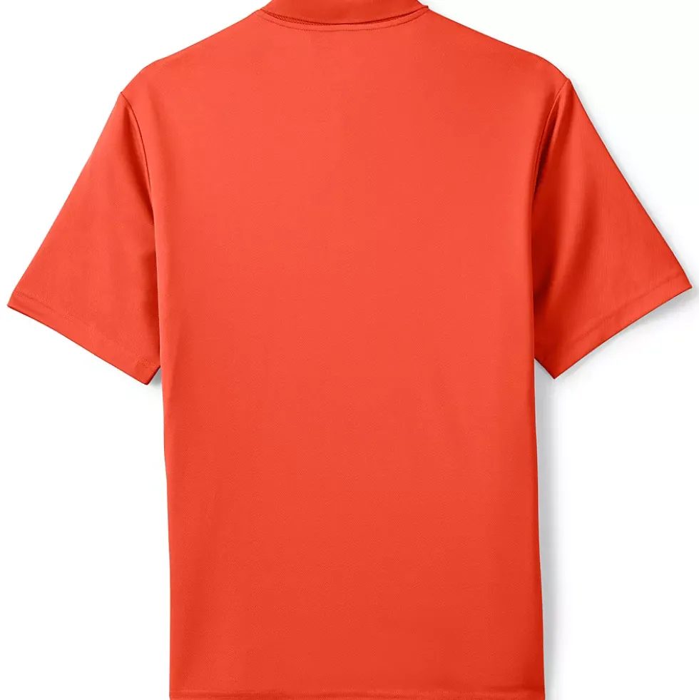 School Uniform Men's Short Sleeve Solid Active Polo Shirt