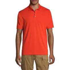 School Uniform Men's Short Sleeve Solid Active Polo Shirt