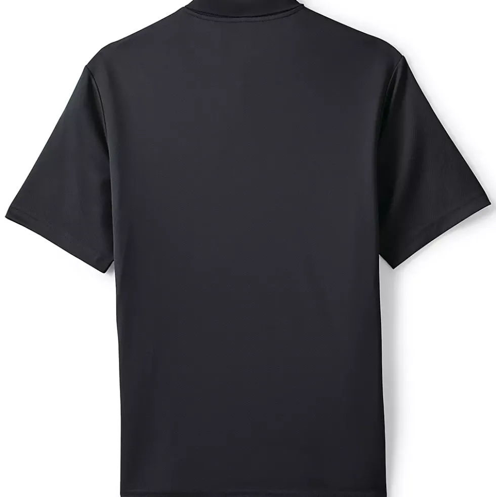 School Uniform Men's Short Sleeve Solid Active Polo Shirt